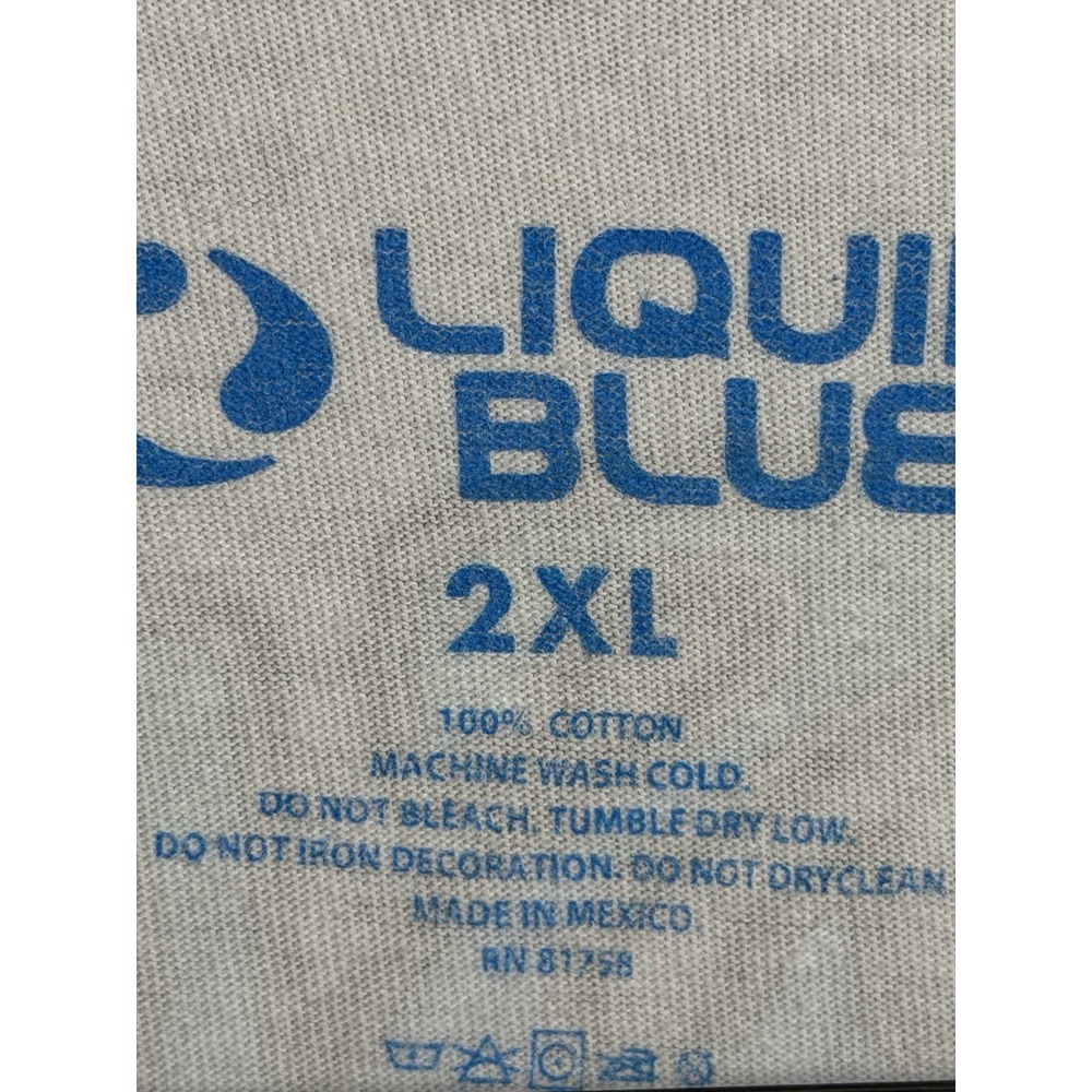 VTG 2001 GRATEFUL DEAD T-SHIRT LIQUID BLUE SEASONS OF THE DEAD TIE DYE 2XL 276 - Picture 4 of 11